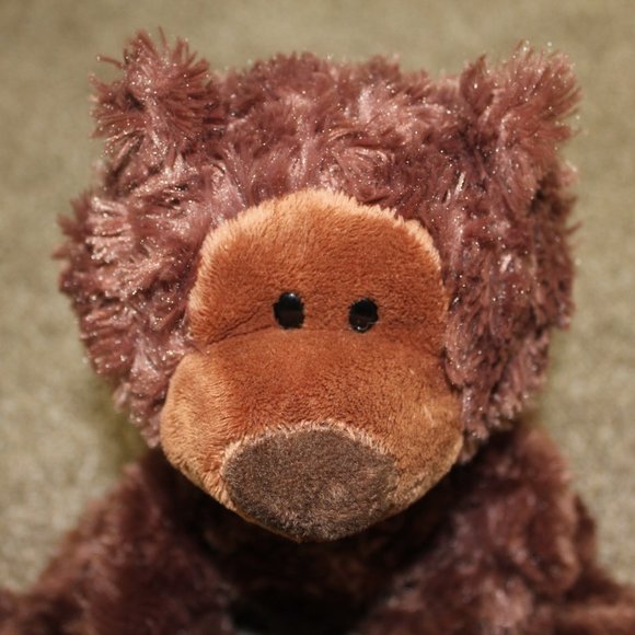 Gund Philbin Brown Plush Teddy Bear Sitting Stuffed Animal Toy Swirl 10" - Picture 2 of 5